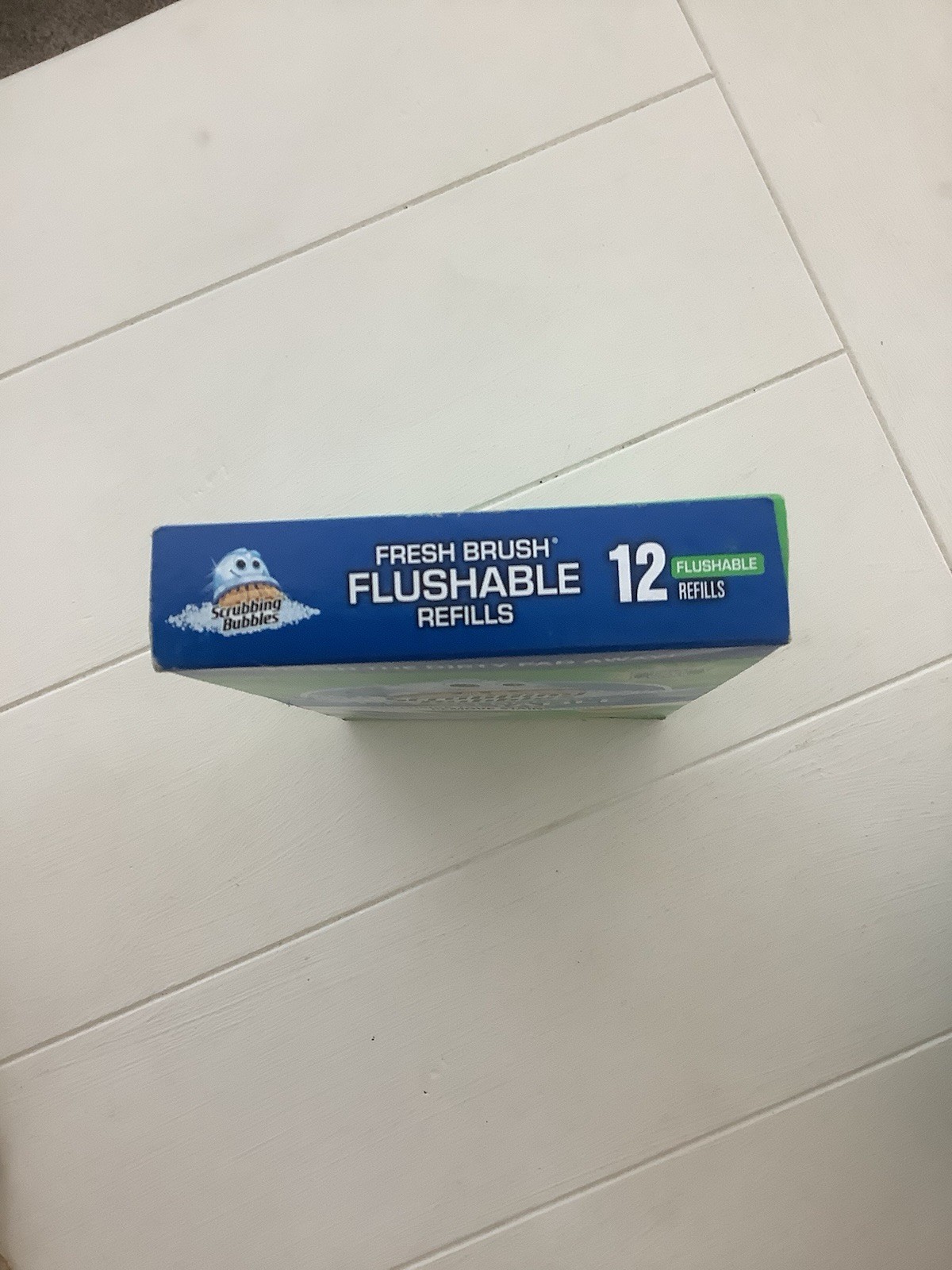 Scrubbing Bubbles Fresh Brush Flushable Refills Citrus 12 Ct Sealed New