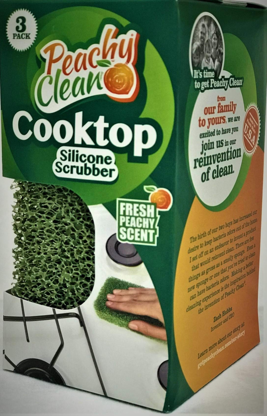 Silicone Scrubber qty 3 Cooktop Scrubber