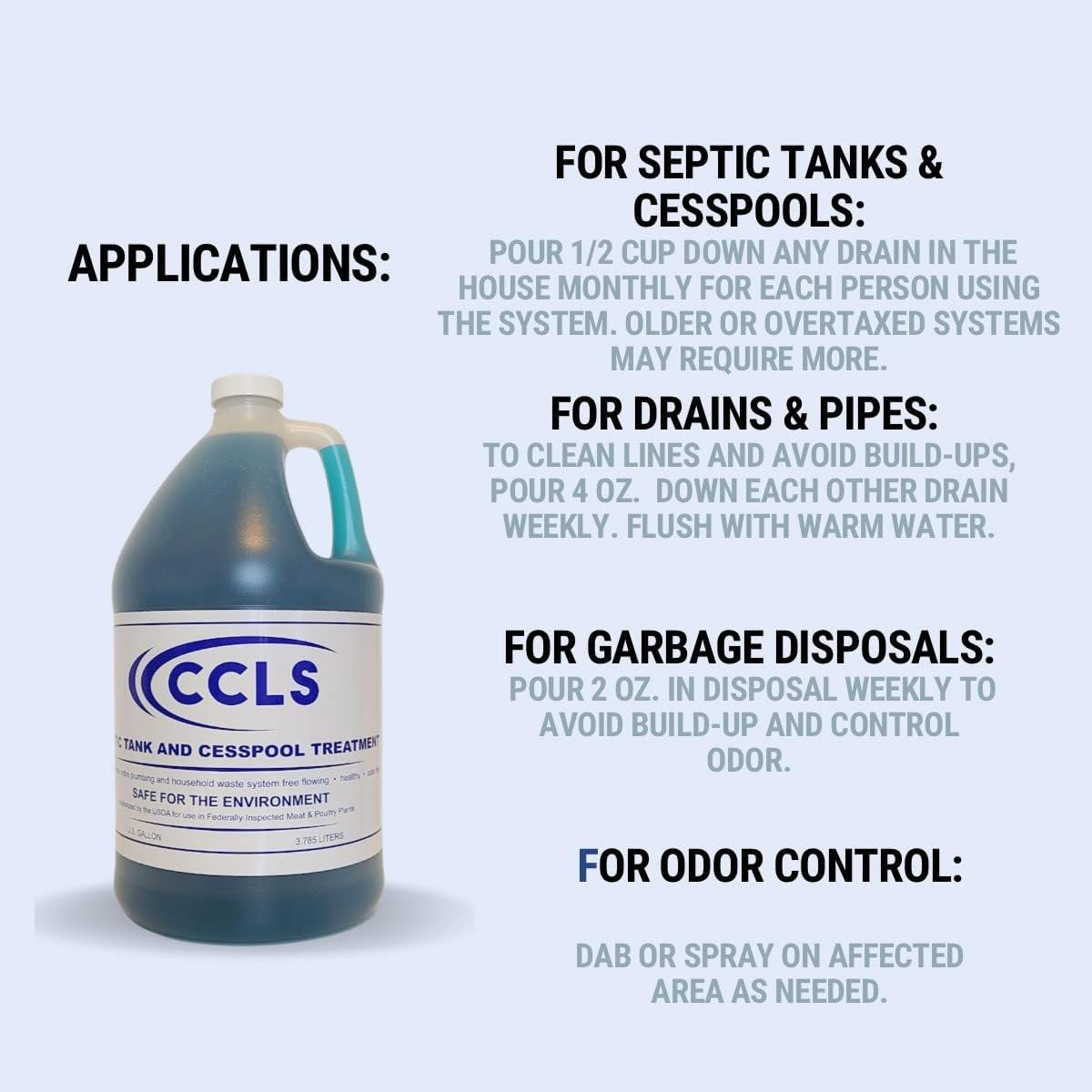Septic Tank and Cesspool Treatment Additive/Organic Enzyme Producing Bacteria/No