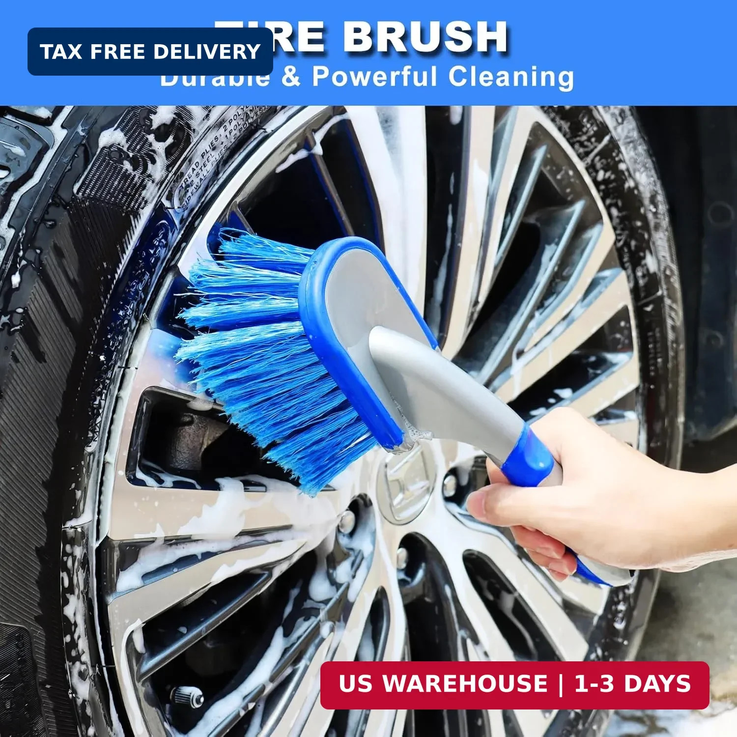 12Pcs Wheel Brush Kit for Cleaning Wheel and Tire, Wheel and Rim Brush, Car Deta