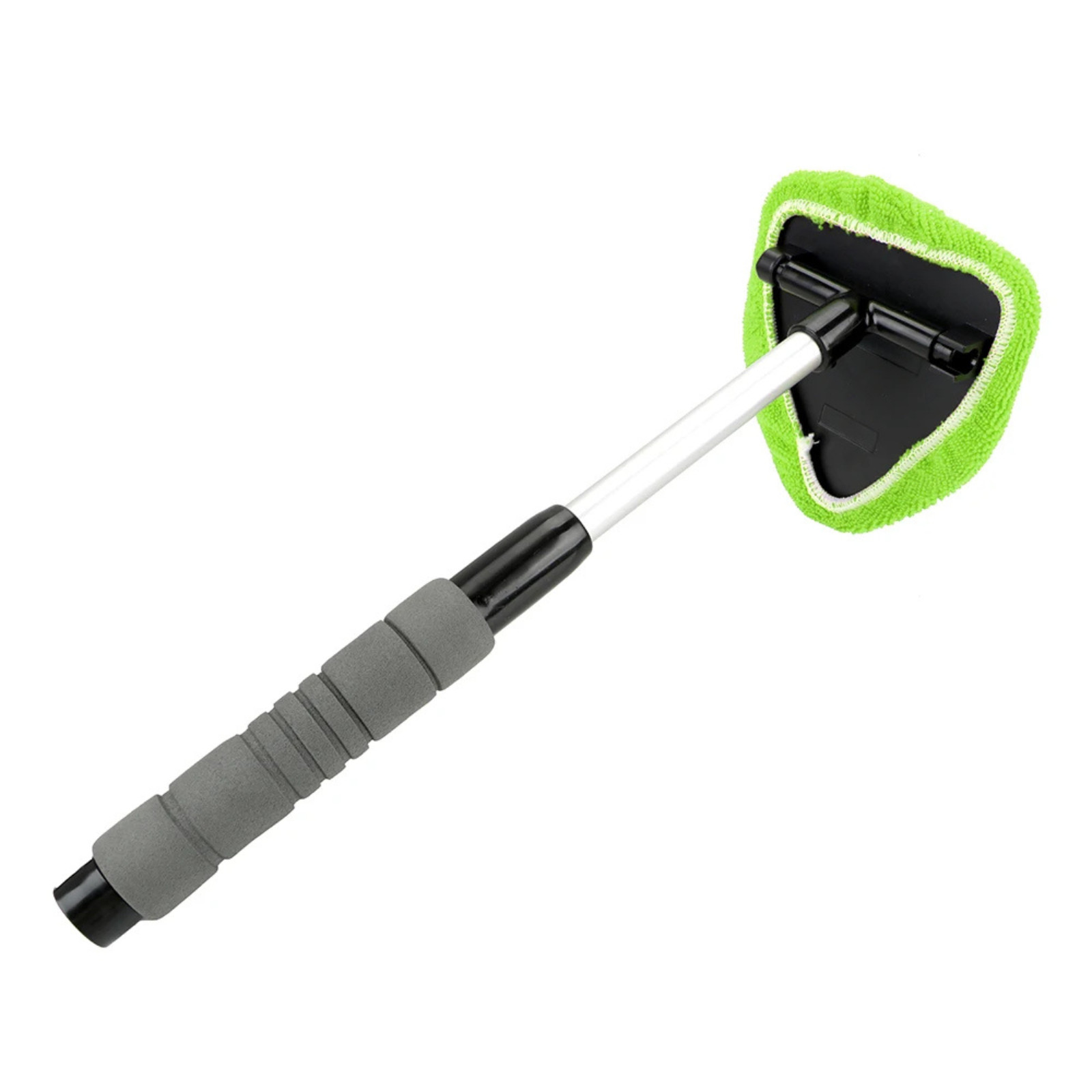 WINDOW SCRAPING MIST ELIMINATOR – TELESCOPIC MICROFIBER CAR WINDOW CLEANER BRUSH