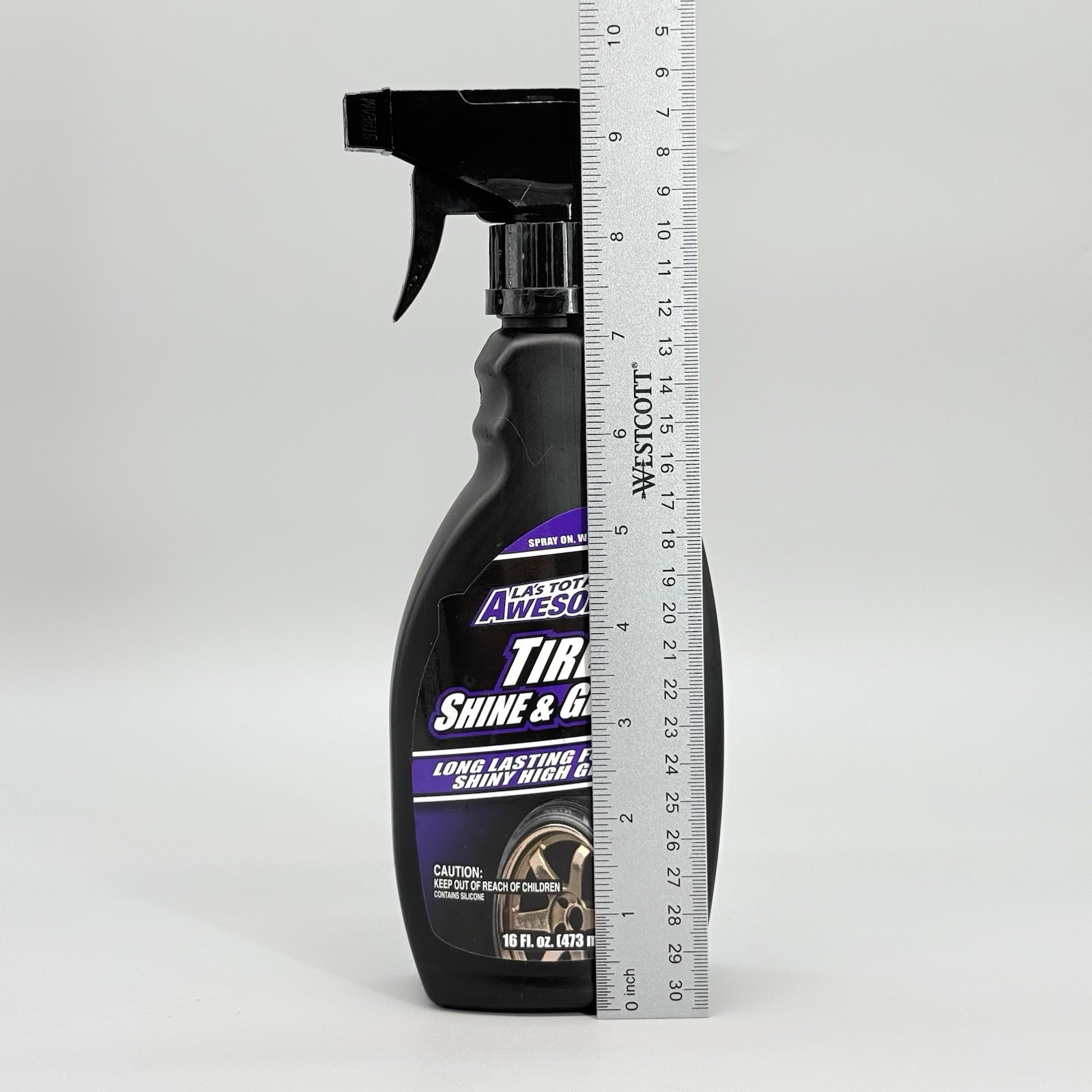 Tire Shine & Gloss LA’s Totally Awesome Spray on Wipe off Tire Cleaner 16 FL OZ