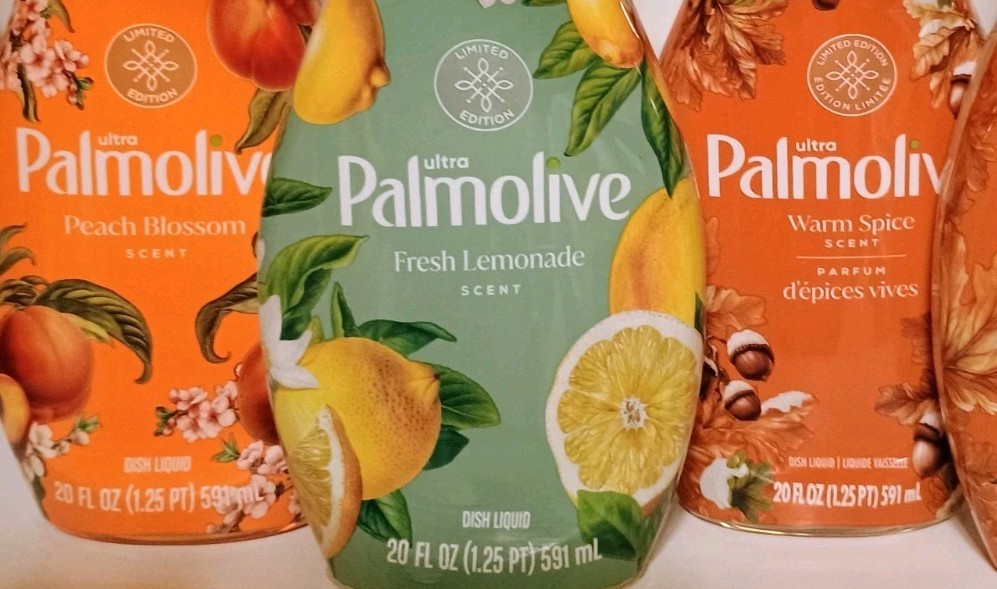 4 Palmolive Limited Edition Fresh Lemonade, Peach Blossom, Warm Spice, Ultra Lot