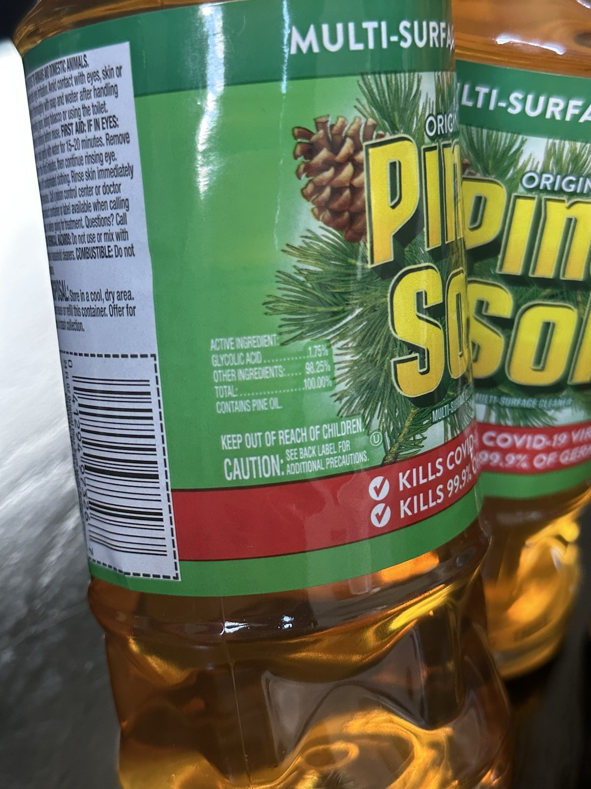 3 Lot Pine Sol Original Formula With Pine Oil Multi Surface Cleaner 24oz