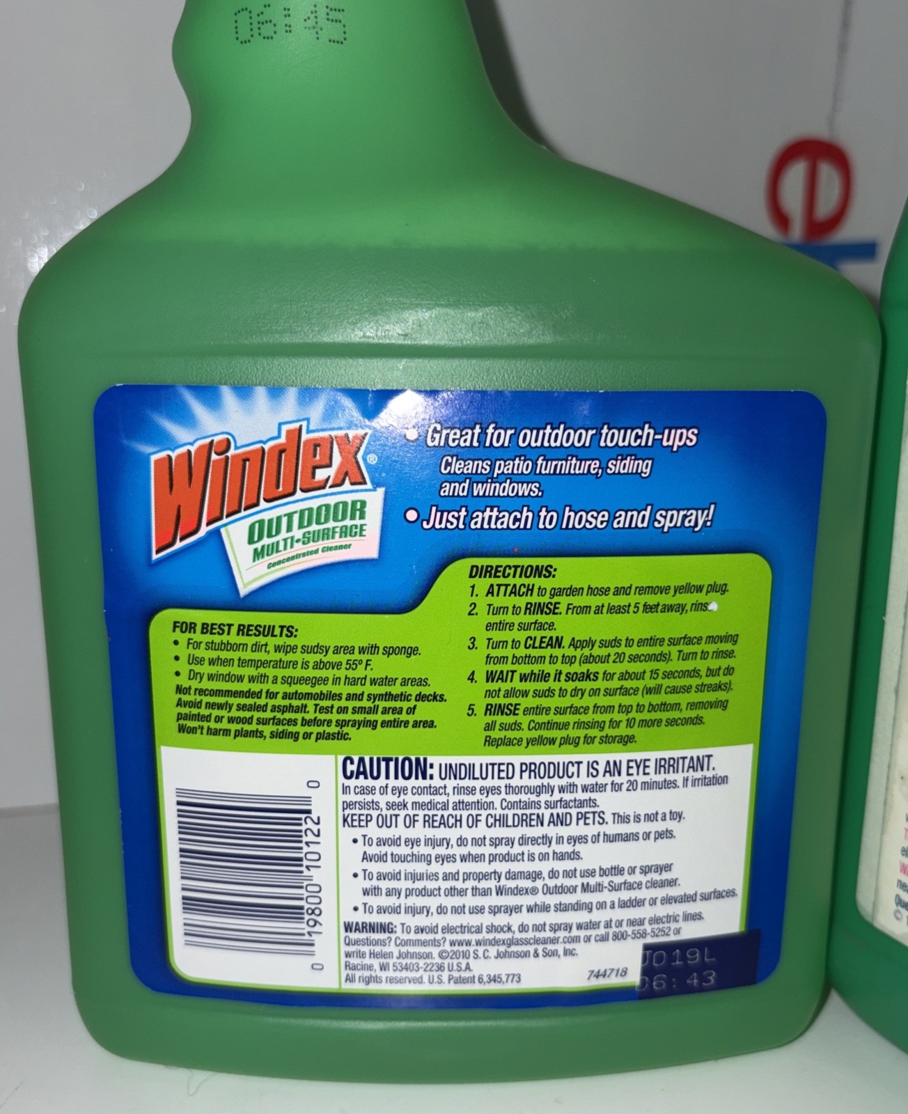 3 Windex Outdoor Glass Patio Cleaner 32 fl oz Spray Streak-Free Shine