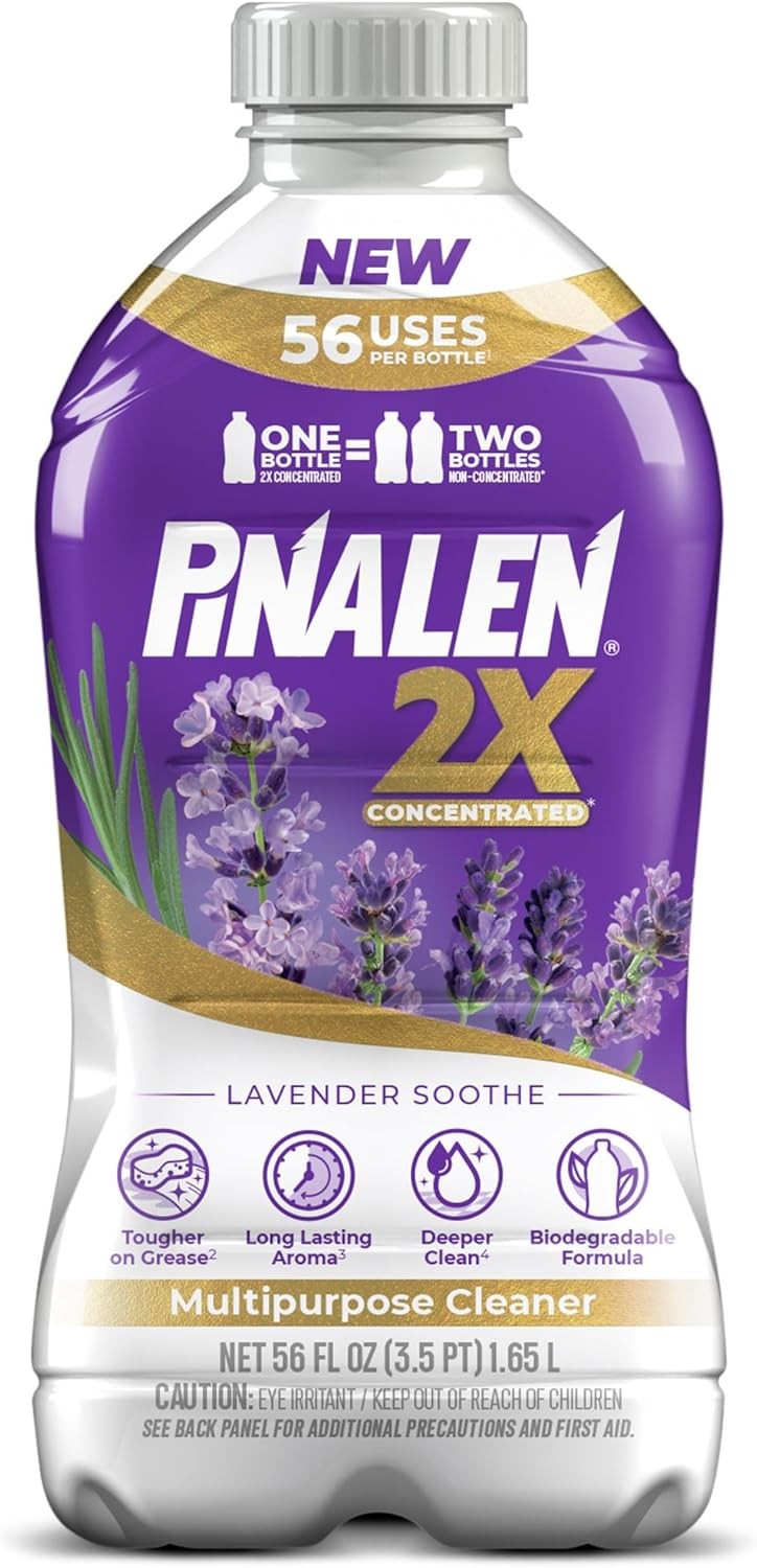 2X Max Aromas Concentrated Multipurpose Cleaner – Fresh Pine Scent – 108 Fl Oz –