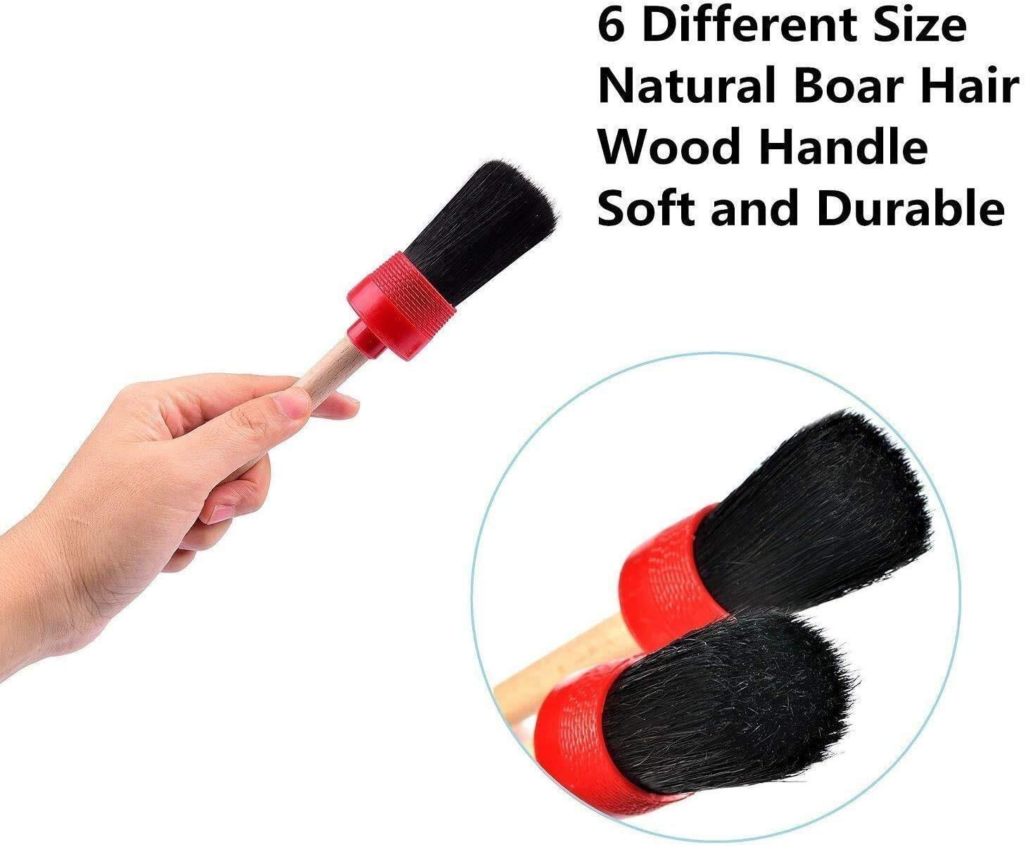 11 Pcs Auto Car Detailing Brush Set for Cleaning Car Interior Exterior Dashboard
