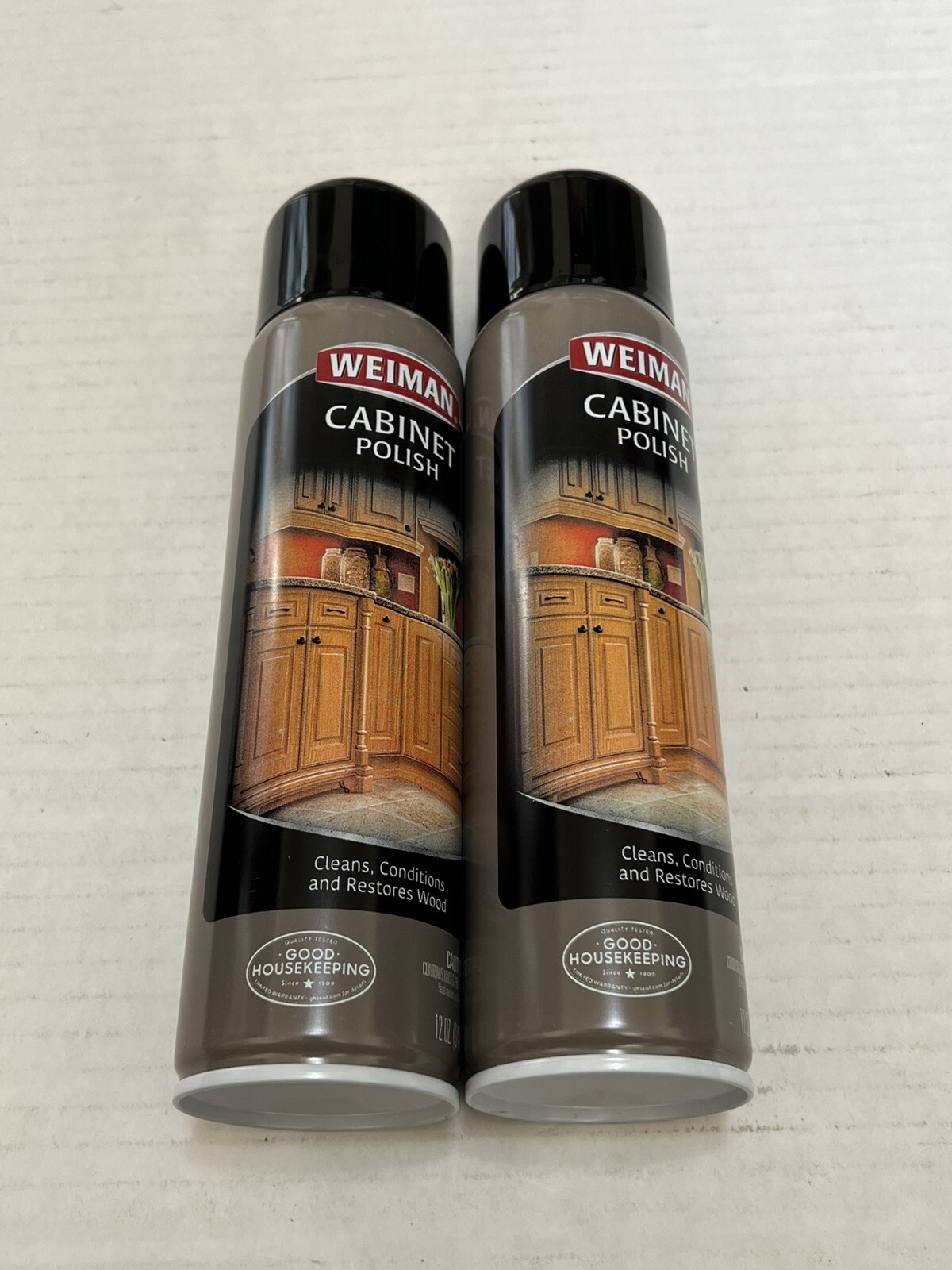 Brand New x2 Weiman Natural Oil CABINET POLISH Wood Clean Condition Restore