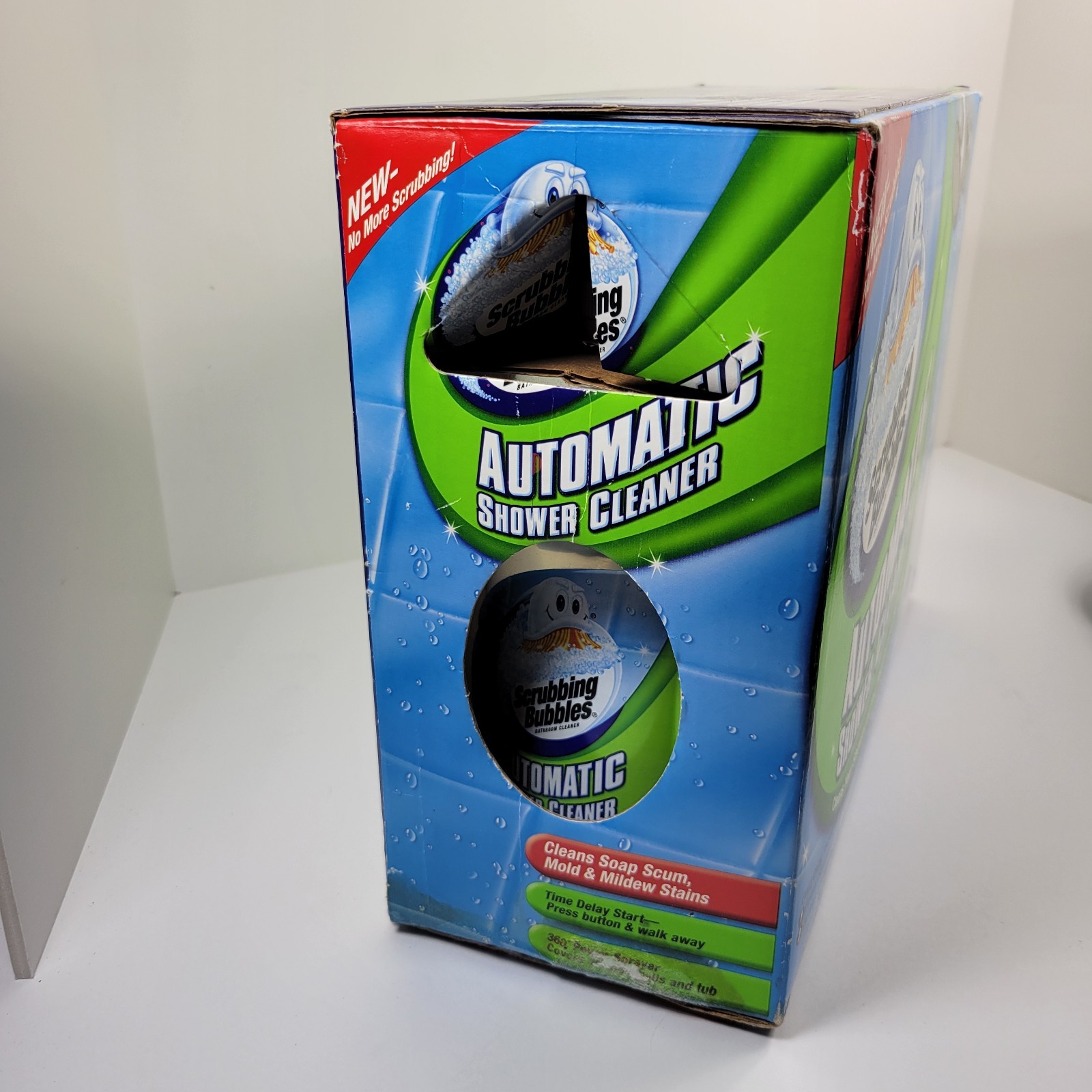 Scrubbing Bubbles Automatic Shower Cleaner Kit Shower Caddy 2 Refills READ