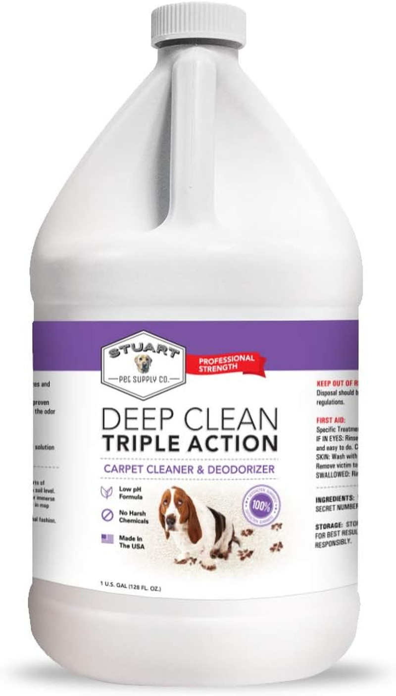 Professional Strength Deep Clean (Gal.) 3X Carpet Cleaner Solution & Deodorizer