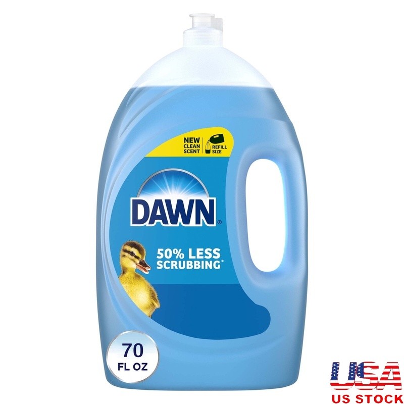 Ultra Dish Soap Liquid Grease Removal Multi Use Cleaner Biodegradable 70oz