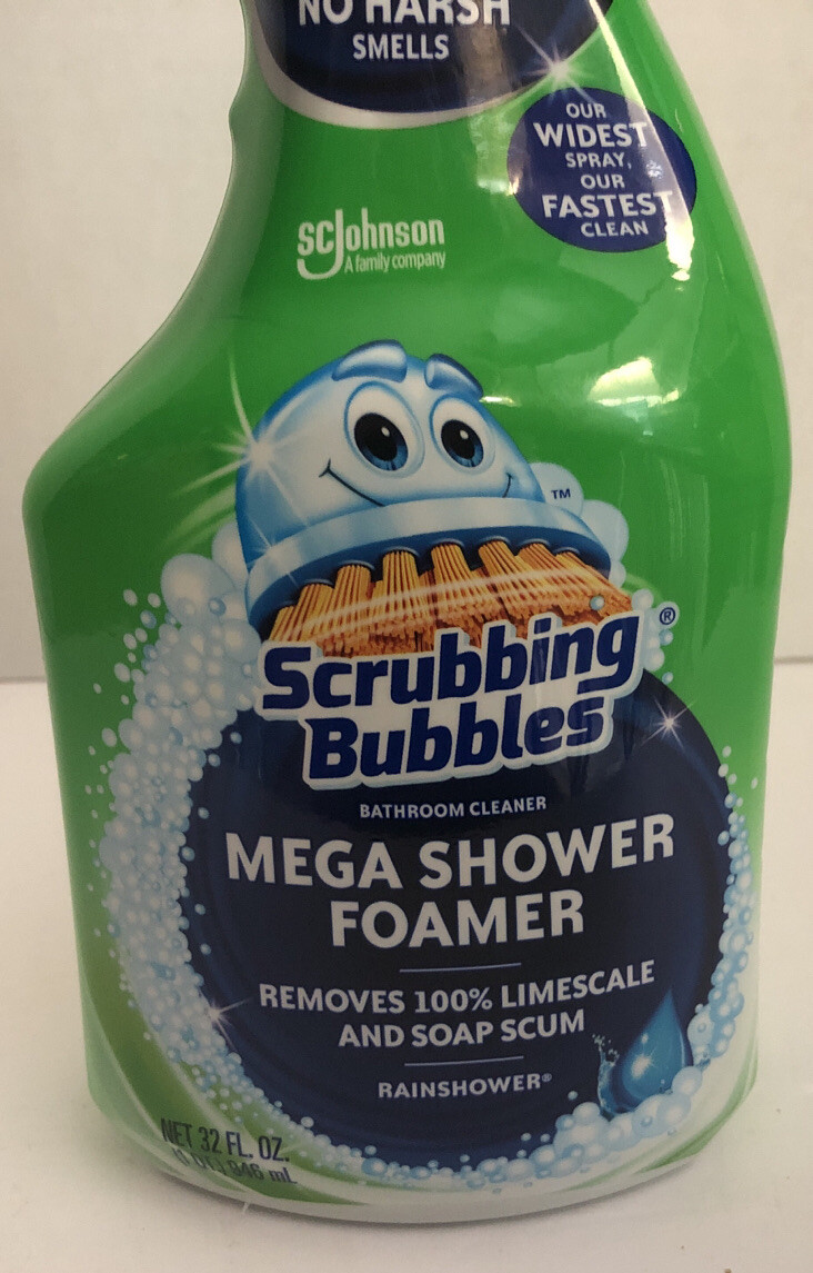 1—32 fl oz Scrubbing Bubbles MEGA SHOWER FOAMER Spray Rainshower same day ship