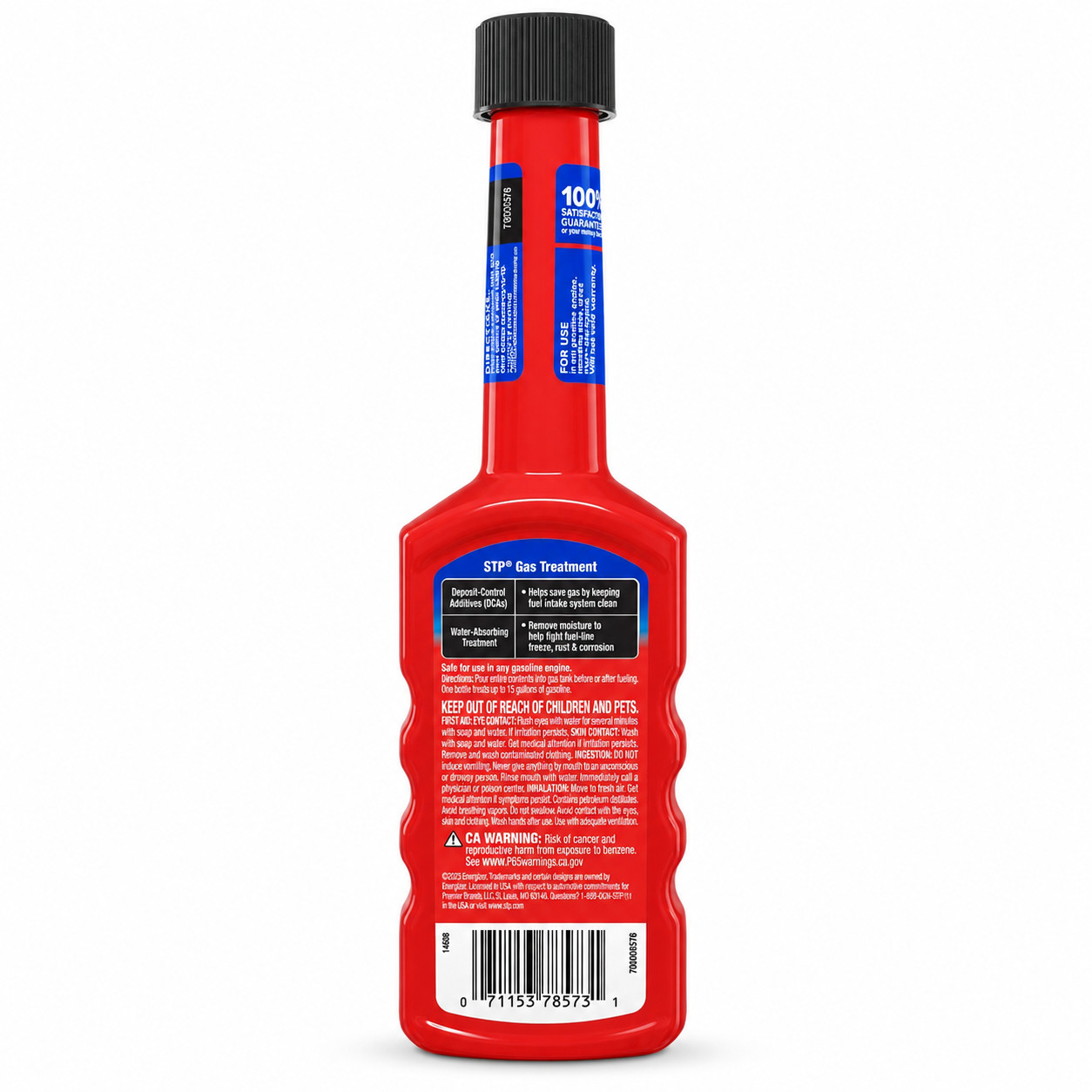 STP Gas Treatment 5.25 oz x 2 Bottles Fuel Additive Treats 15 Gallons Each