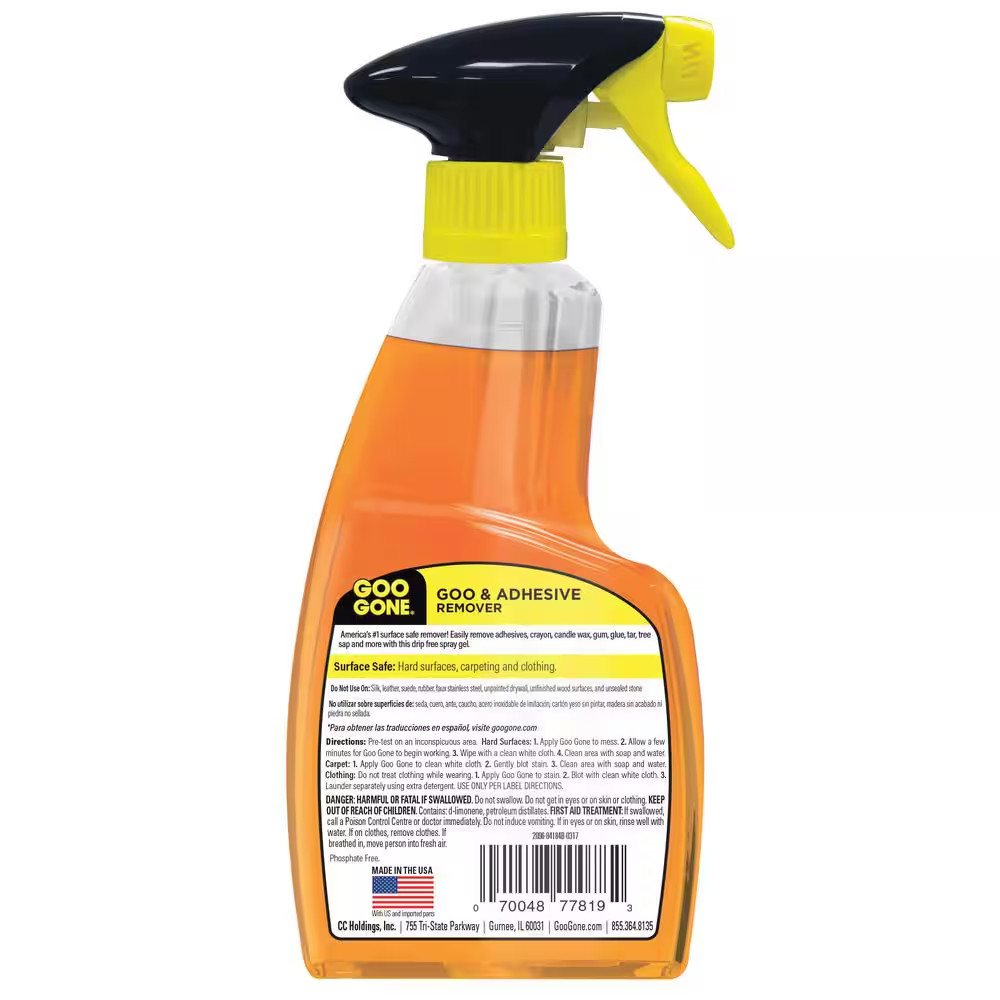 Goo Gone Goo and Adhesive Remover & Cleaner – 12 oz. 3 Pack