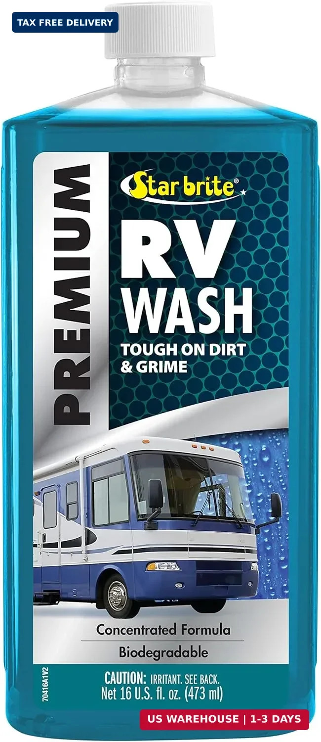STAR BRITE Premium RV Wash – Ultimate RV Exterior Cleaner for Road Grime & More