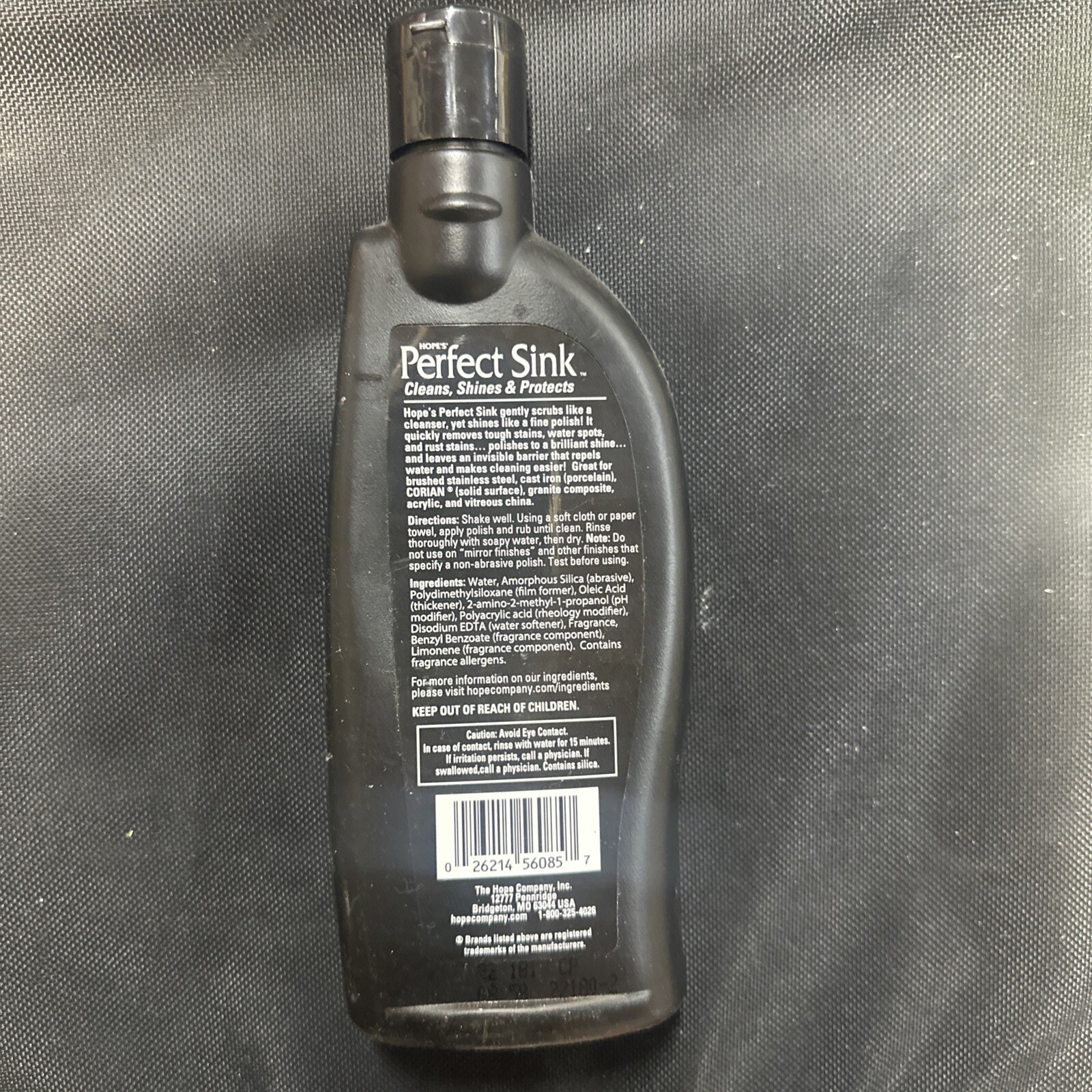 HOPE’S Perfect Sink Cleaner and Polish, Restorative, Removes Stains, Cast Iron,