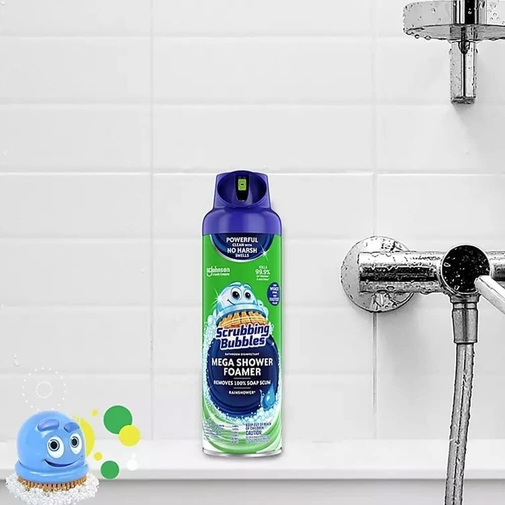 Scrubbing Bubbles Mega Shower Foamer Bathroom Cleaner, 20. oz -3 PK