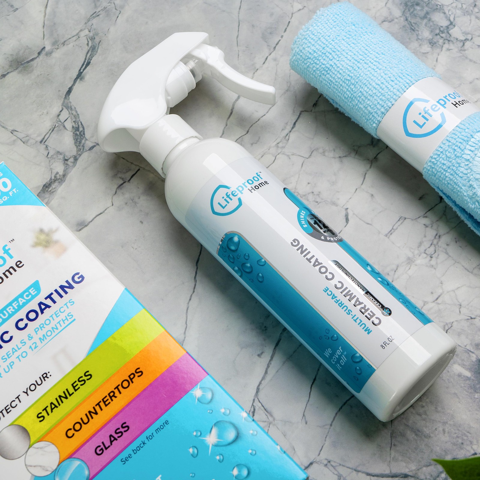 Lifeproof Ceramic Coating Spray Kit – Shine, Seal Protect Kitchen Bath