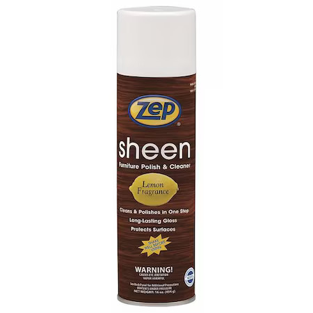 Zep 021601 Sheen, Furniture Clnr-Polish, 20N16, Pk12
