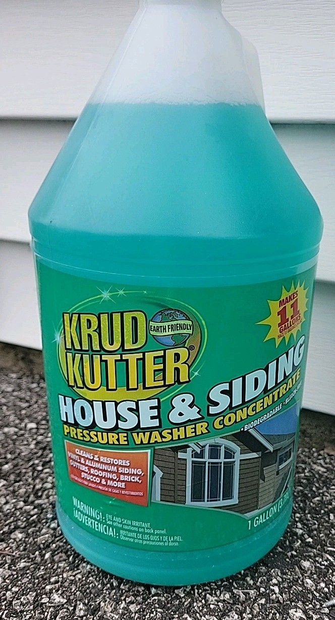 Krud Kutter House & Siding Cleaner Pressure Washer 1 Gallon Makes 11 Gallons