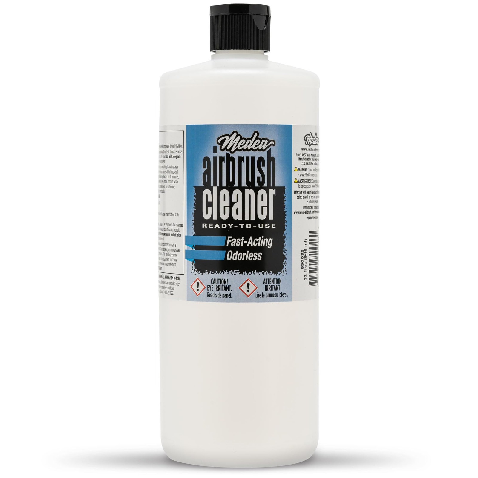 32 oz Clear Pump Sprayer General Purpose Cleaner for Airbrushes and Art Tools