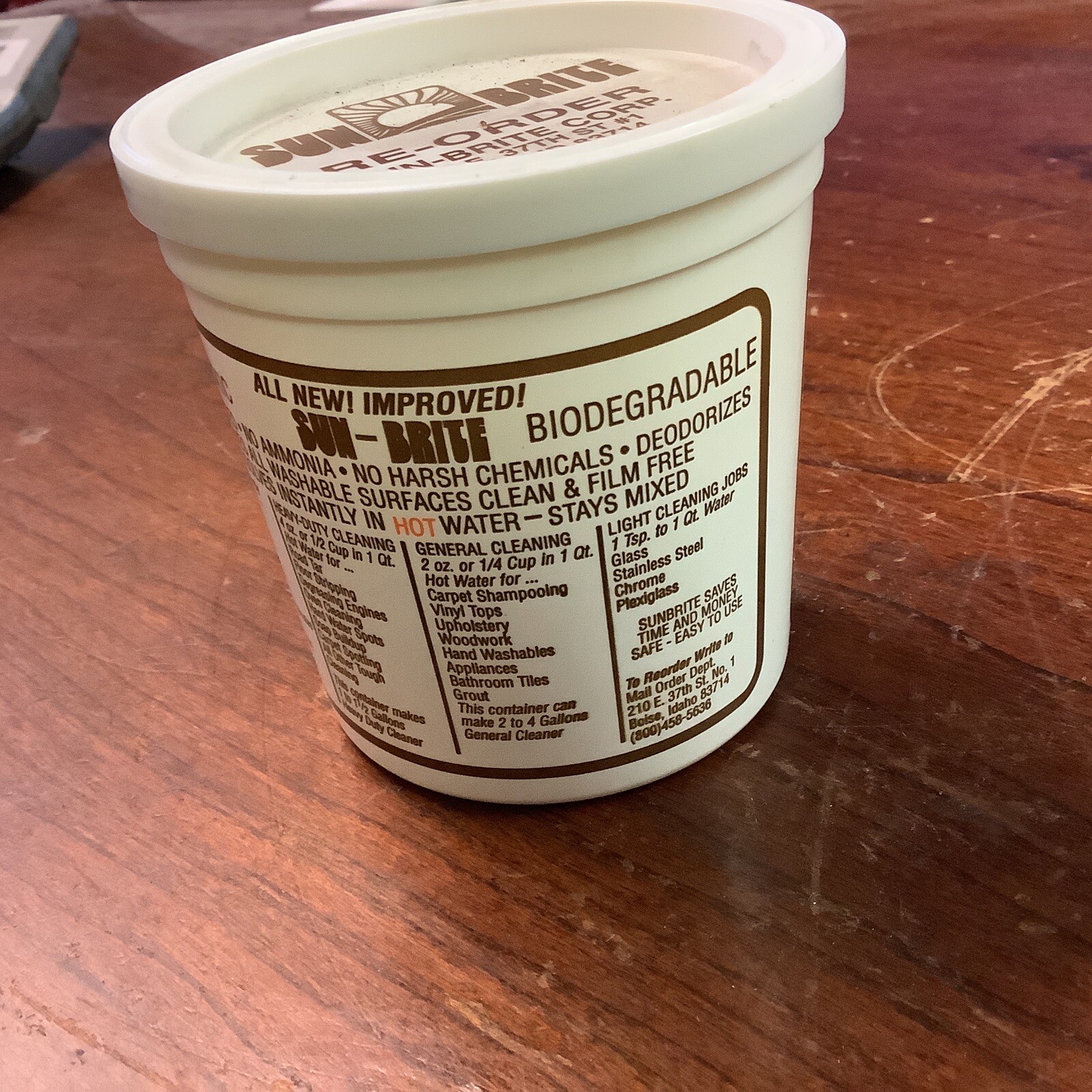 SunBrite Concentrated All Purpose Cleaner Non-Toxic (NOS) 320-370 Grams