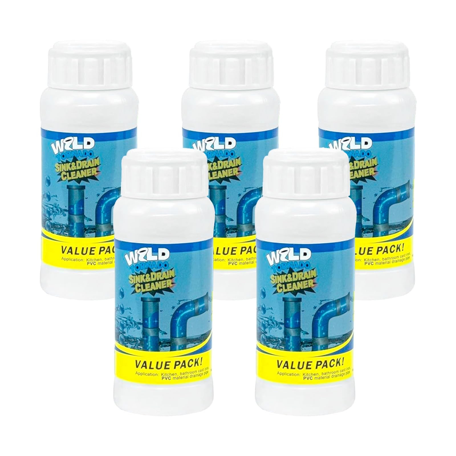Wild Tornado Sink and Drain Cleaner,The Pipe Dredge Quick Unclog For Kitchen …
