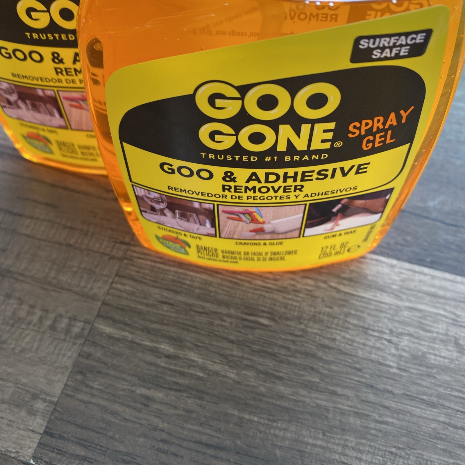 (2-Pac) GOO GONE Original ADHESIVE REMOVER Glue Gum READ/ X