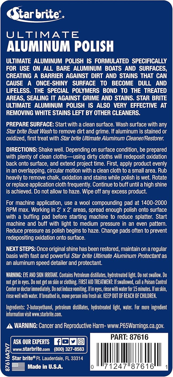 STAR BRITE Ultimate Aluminum Polish – 16 OZ (087616)