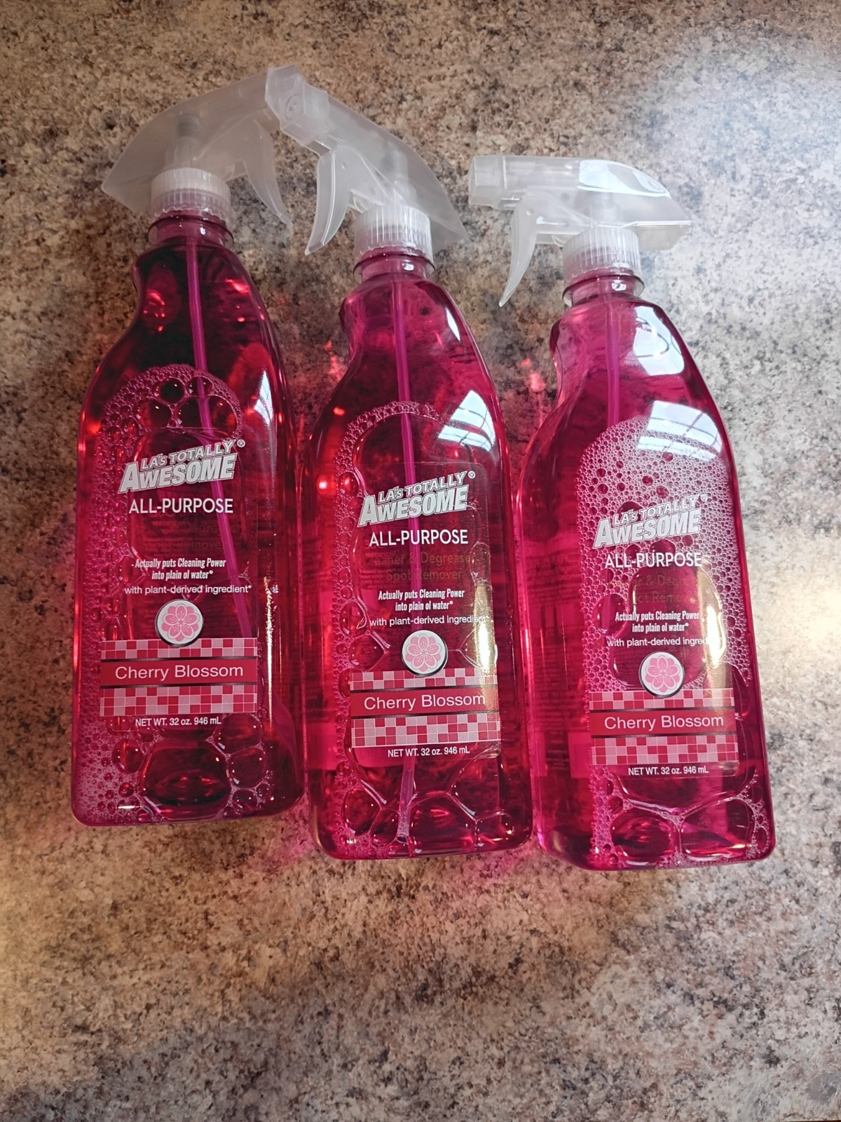 LA’s Totally Awesome All-Purpose Spray Cleaner Cherry Blossom 32oz 3 Pack
