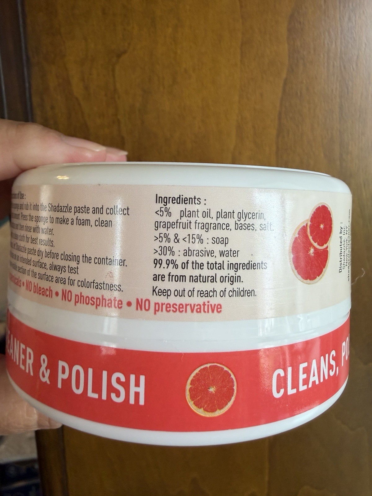 Shadazzle Natural All-Purpose Cleaner and Polish Eco-Friendly