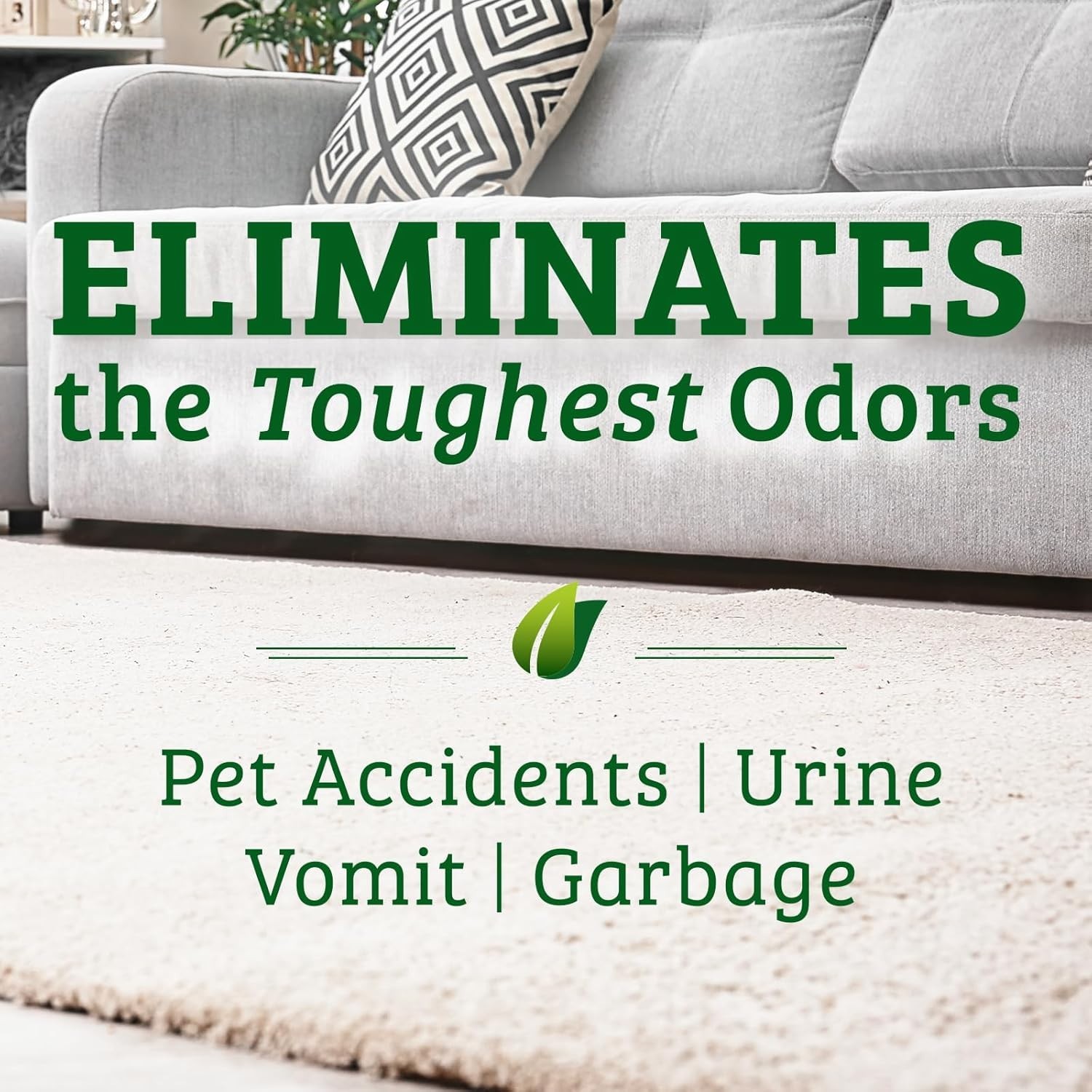 Bac-Out Enzyme Odor & Stain Remover, 128oz, Eco-Friendly, Carpet & Fabric