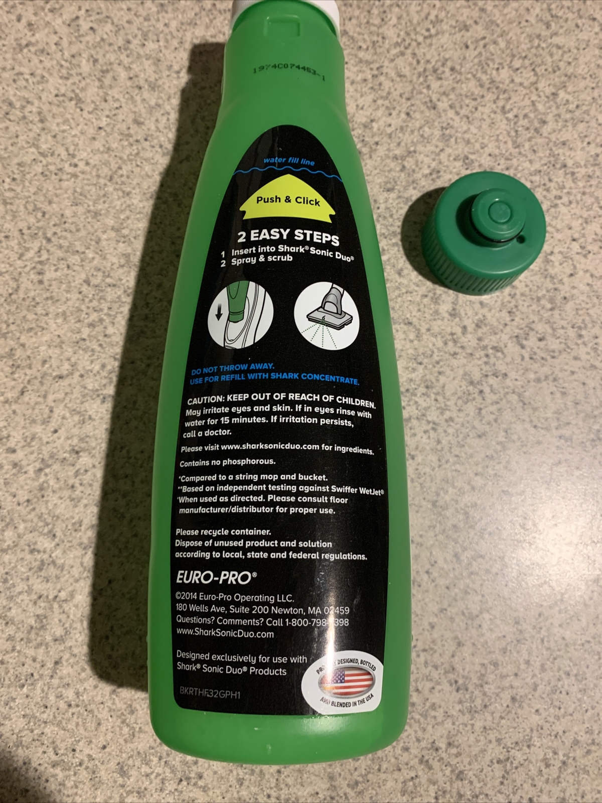 Shark Wood & Hard Floor Cleaner ITALIAN CITRUS 32 Oz HARD TO FIND