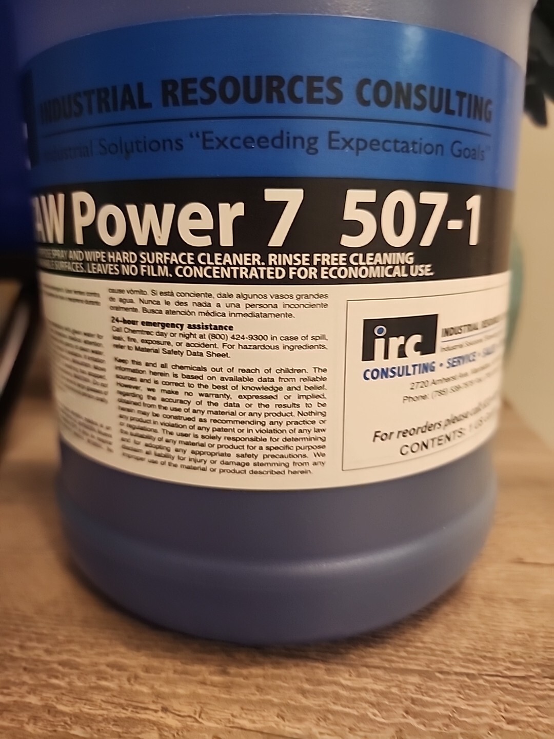 irc CTAW Power 7 507-1 All Purpose Cleaner 1 gallon Pack of 4