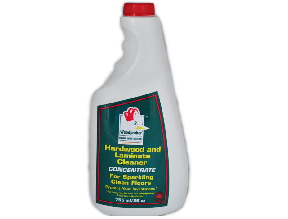Woodpecker Hardwood and Laminate Floor Cleaner – 755ml / 26 oz – fast shipping
