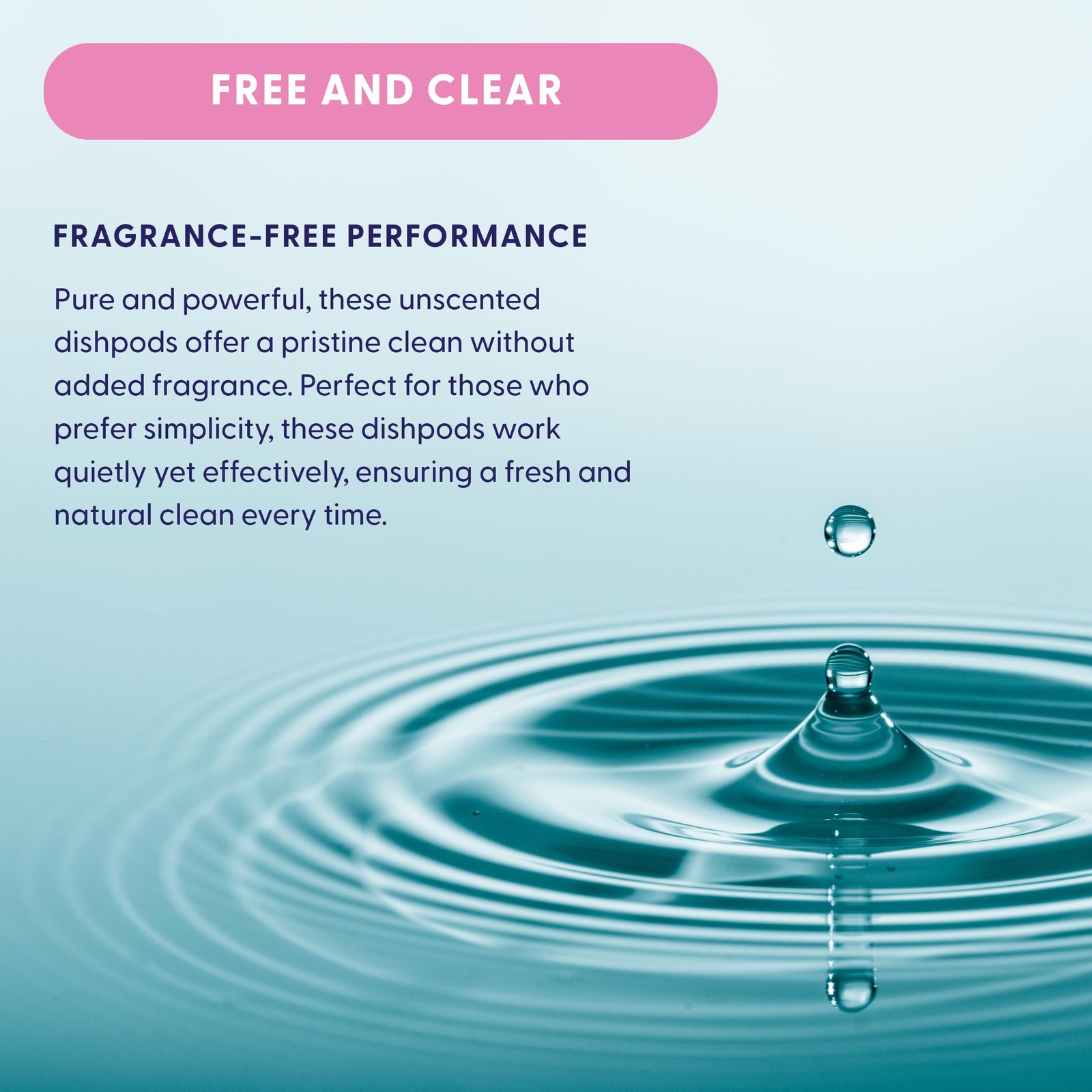 Natural Dishwasher Detergent Pods| Free and Clear (Unscented) Dish Tabs, Eco-…