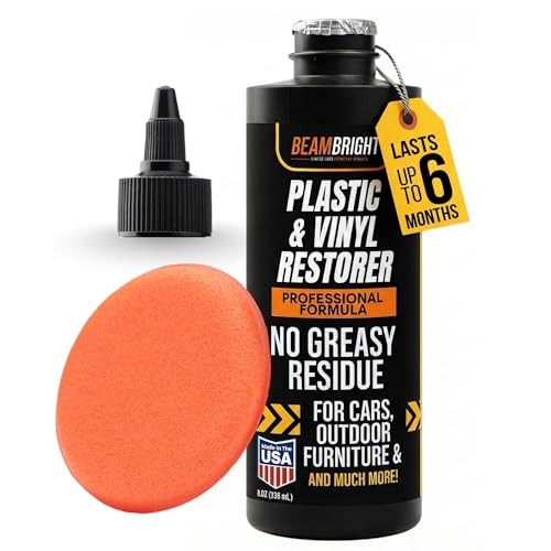 Plastic Trim Restorer – Dry, Non-Greasy for a True Natural Black Trim Finish