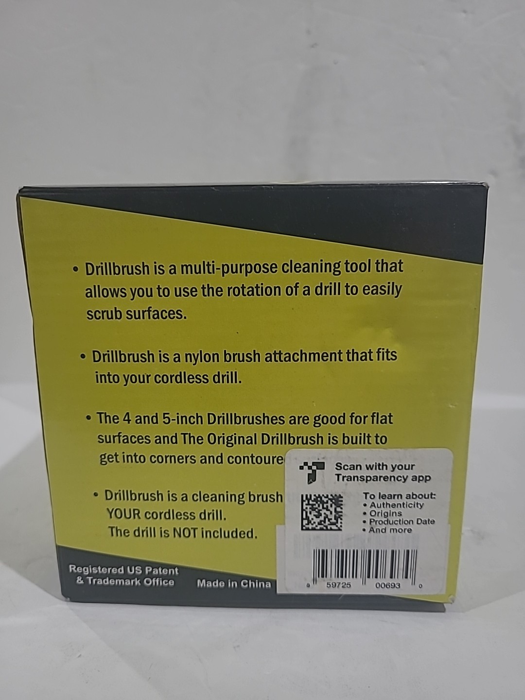 Drill Brush Drill Powered Cleaning Brush Set Power Scrubber 3 Piece Set.