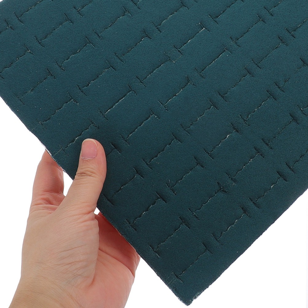 2Pcs Sponge Rings Holder Insert for Jewelry Box Dark Green Flexible Easy Cut DIY