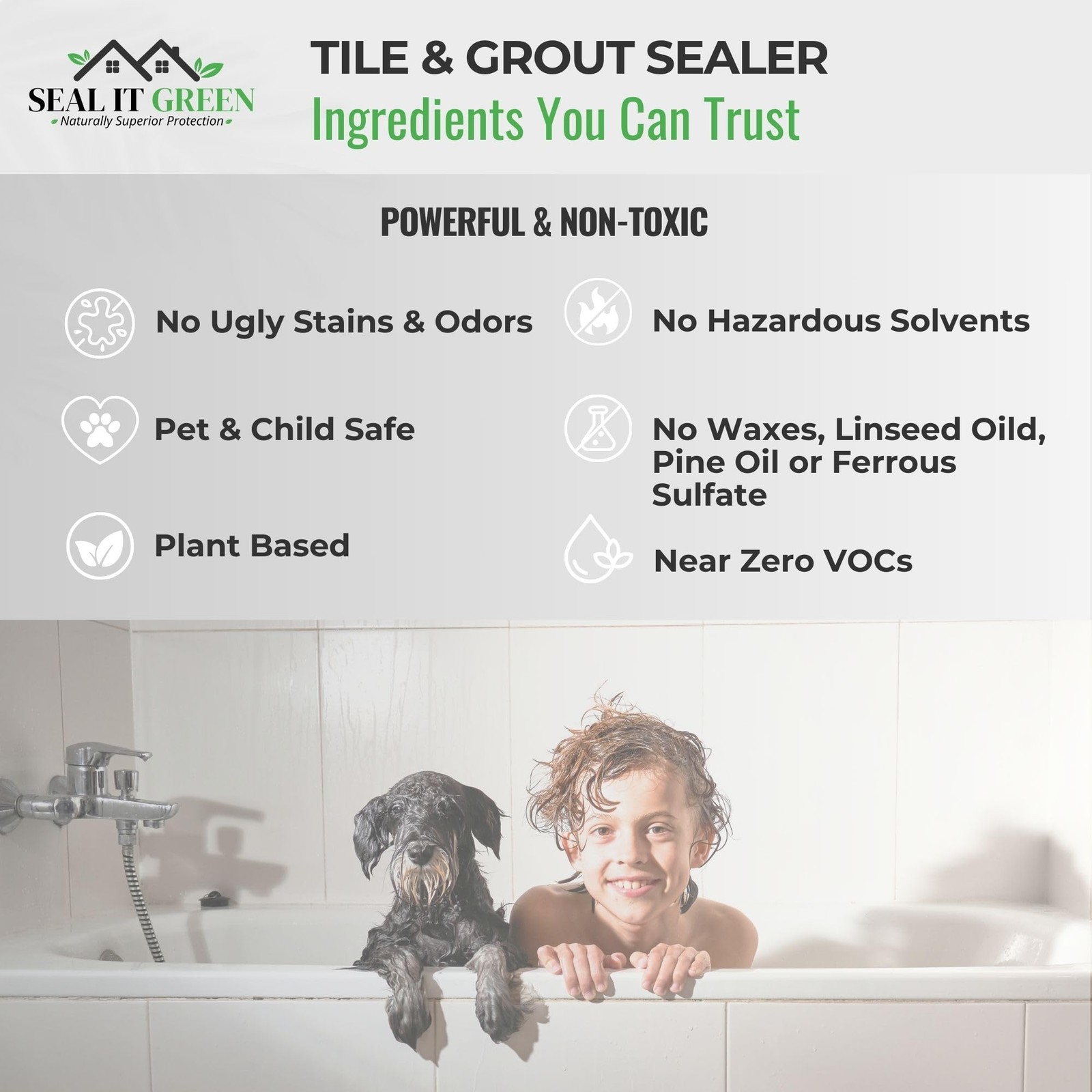 Xtreme-Heavy Duty Pro Strength Grout Sealer. Non Toxic-VOC Free & Odorless.Se…