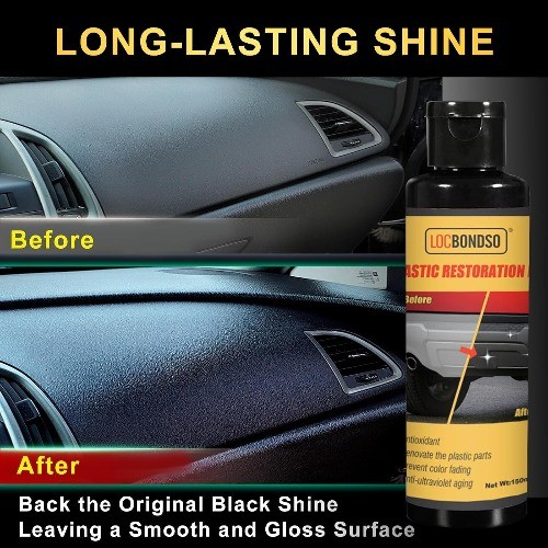 Plastic Restorer for Cars, Black Trim Restorer, Back to Black Plastic Restorer f