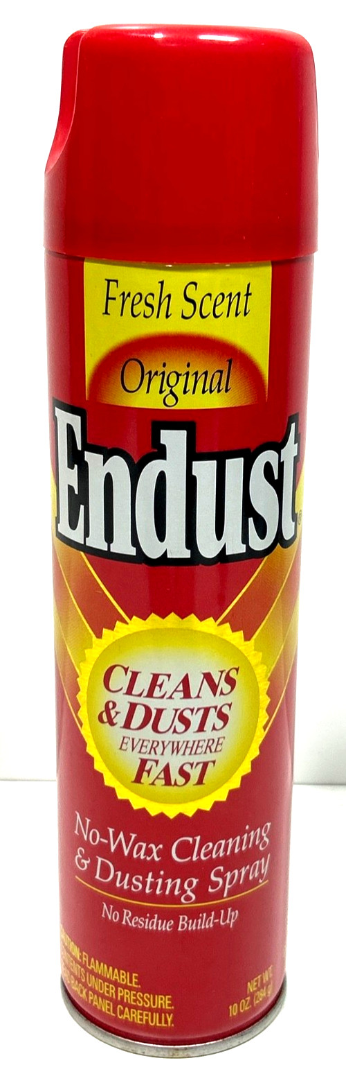 Vintage 1996 Endust Fresher Scent/Original Cleaning & Dusting Spray-10oz-New