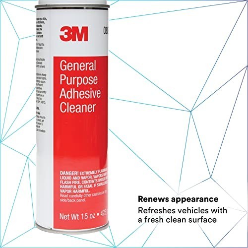 Adhesive Cleaner 15 oz Removes Sticky Residue Safe on Paint Vinyl Fabric Spray