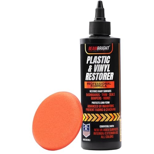 Plastic Restorer for Cars & Faded Household Items– Deep Shine for Faded