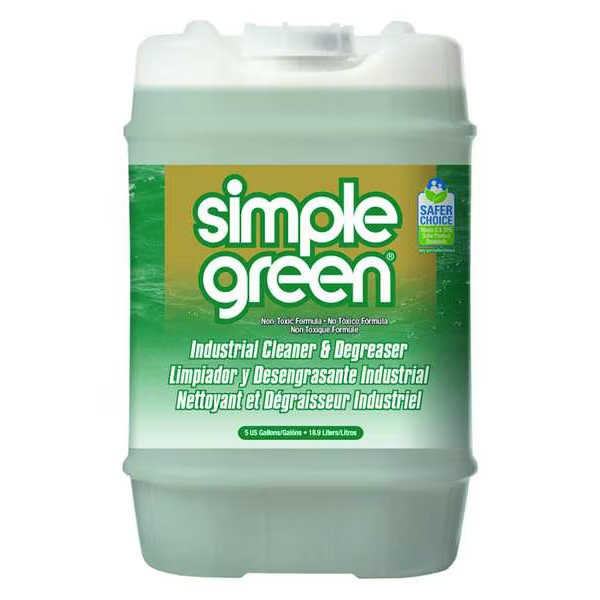Simple Green 5 gal Pail, Industrial Cleaner and Degreaser, Concentrated Liquid,