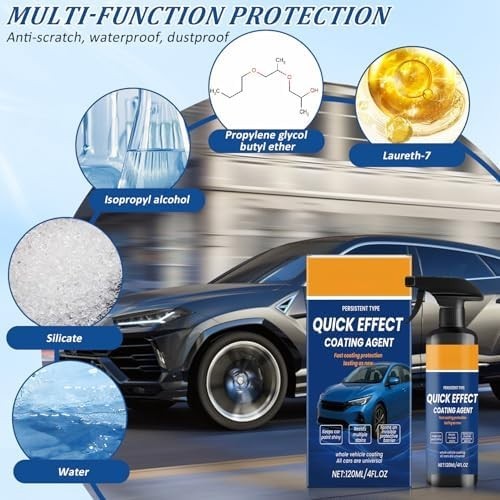 2PCS Advanced Car Quick-Acting Coating Agent Spray, Car CoatingSpray, Car