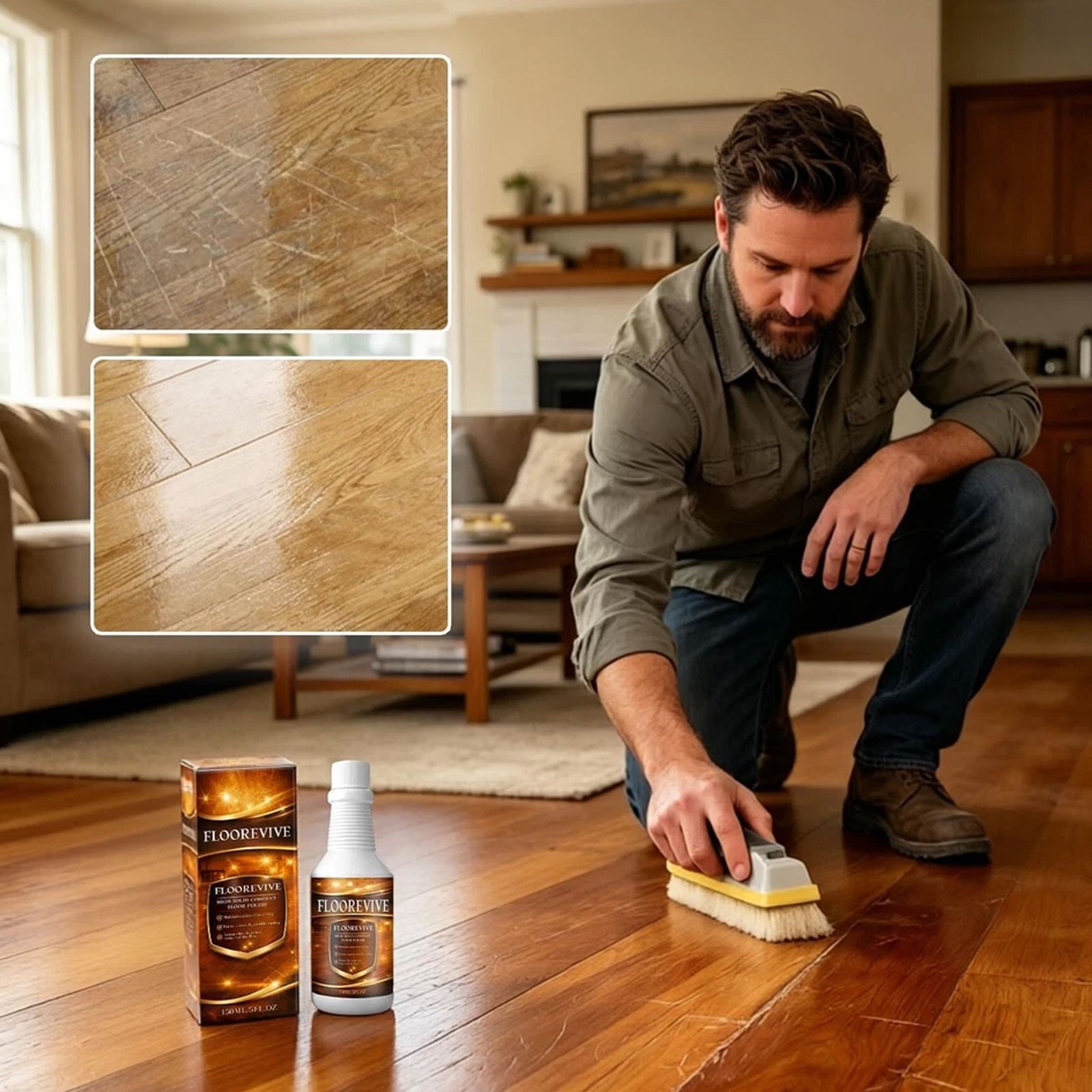 Floorevive Floor Restorer Floor Restorer/Polish-Revitalize And Shine Wood 150ml1
