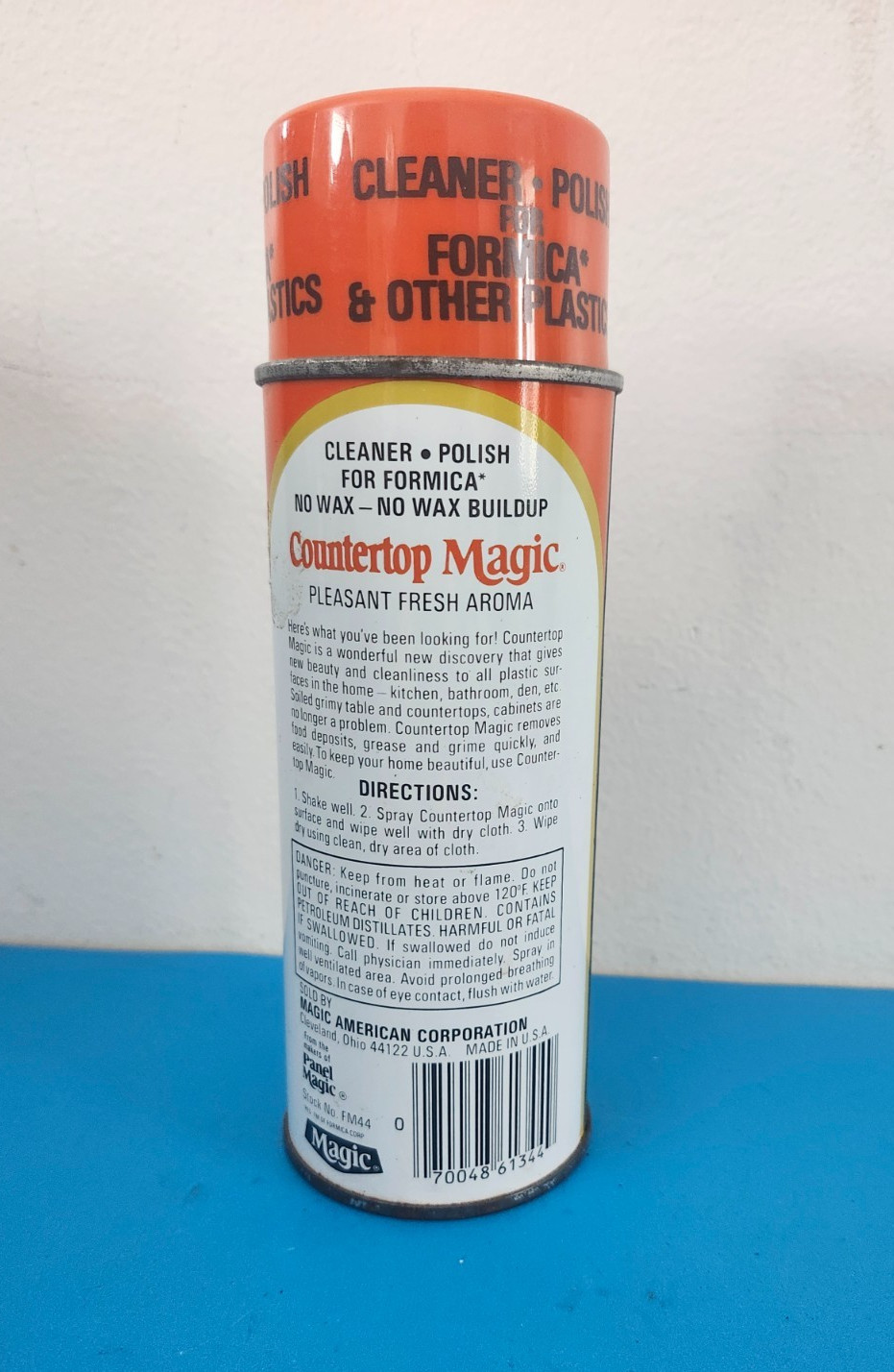 Vintage Countertop Magic 13 oz. Formica/Laminate Cleaner & Polisher ~Full Can~