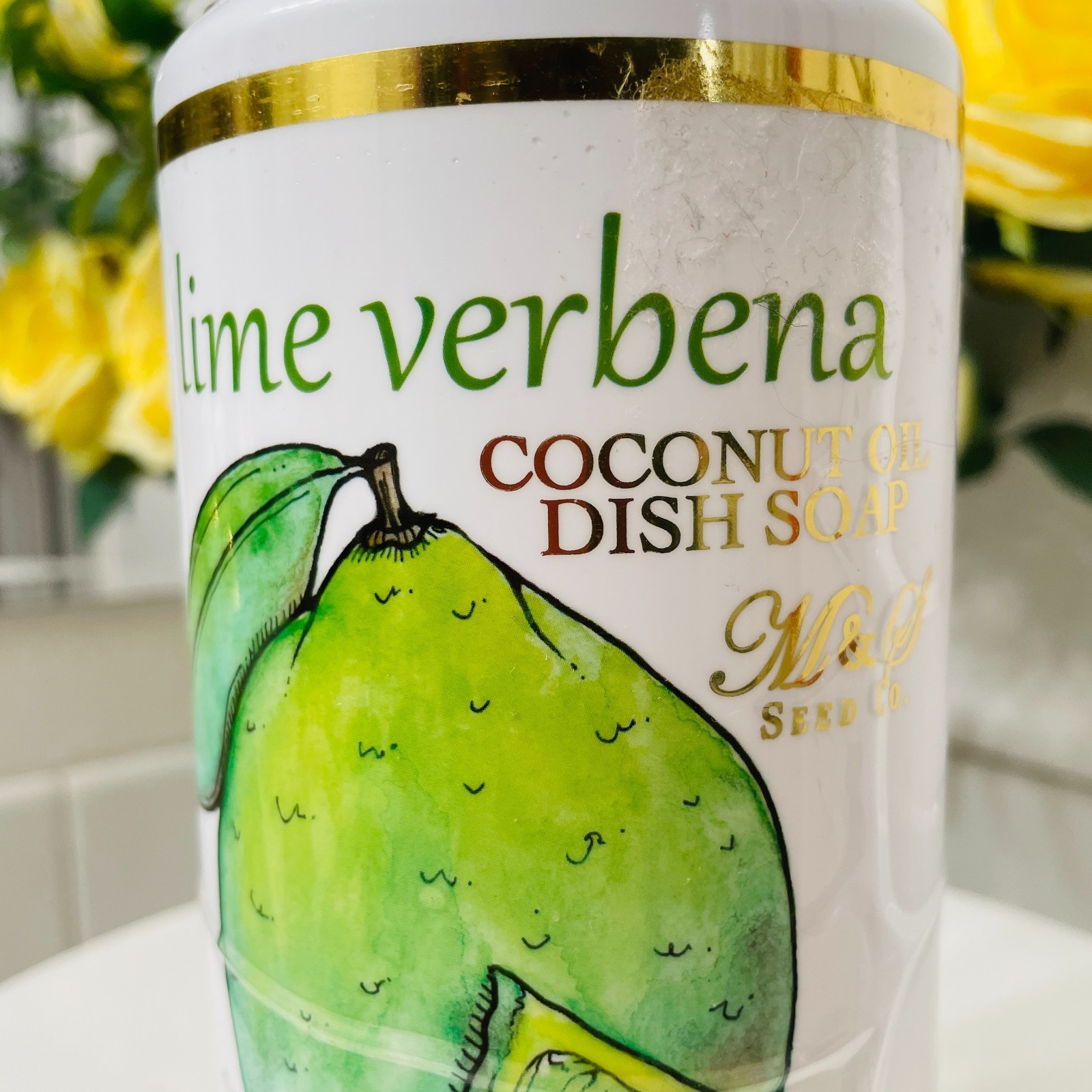 2X Home & Body Co Lemon Verbena Dish Soap Gel Wash Large Size 946ml / 32 fl oz