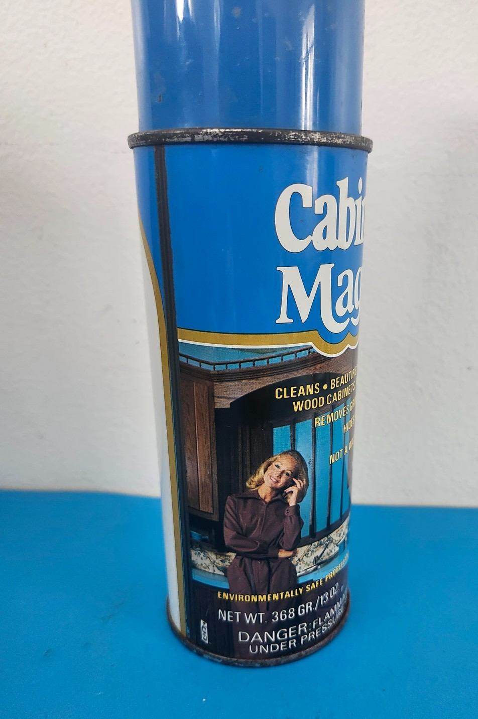 Cabinet Magic 13 Oz Vintage Original Aerosol Spray Renews Wood Cabinets NOS